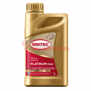 Масло моторное Sintec Platinum 5w30 A3/B4  1л Platinum 7000 /new упаковка/