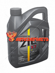Масло моторное ZIC X7 LS 10w40  4л синтетика 