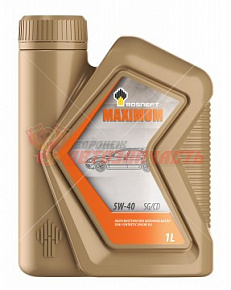 Масло моторное Rosneft Maximum  5W40 1л (SG/CD) полусинтетика 