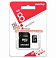 Карта памяти Smartbuy MicroSDHC 8Gb class10 с адаптером