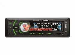 Автомагнитола SWAT MEX-1033 UBG/4x50, USB/SD, зеленые кнопки/несъемная