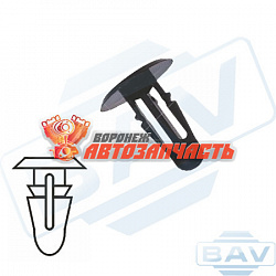 04900 клипса автомобильная NISSAN